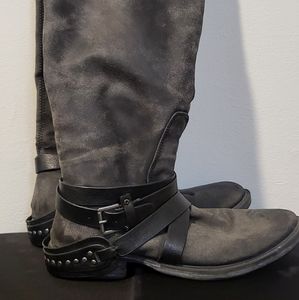 Espirit Tall Rider boots, size 9 women's, Smoky Gray